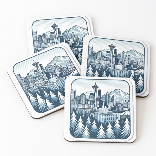 Item preview, Seattle Washington designed and sold by LoveLabDesign.