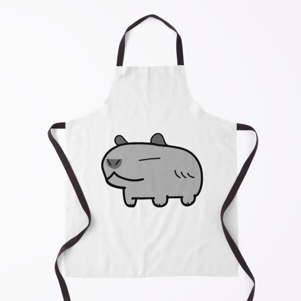 Item preview, Light Grey Gray Capybara designed and sold by MiscibilityArt.