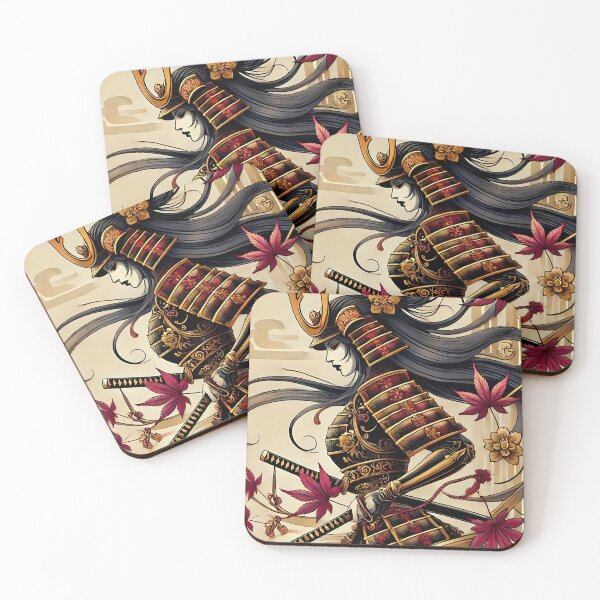 Item preview, The Lady Samurai – Art Nouveau Warrior designed and sold by ArtNouveauChic.