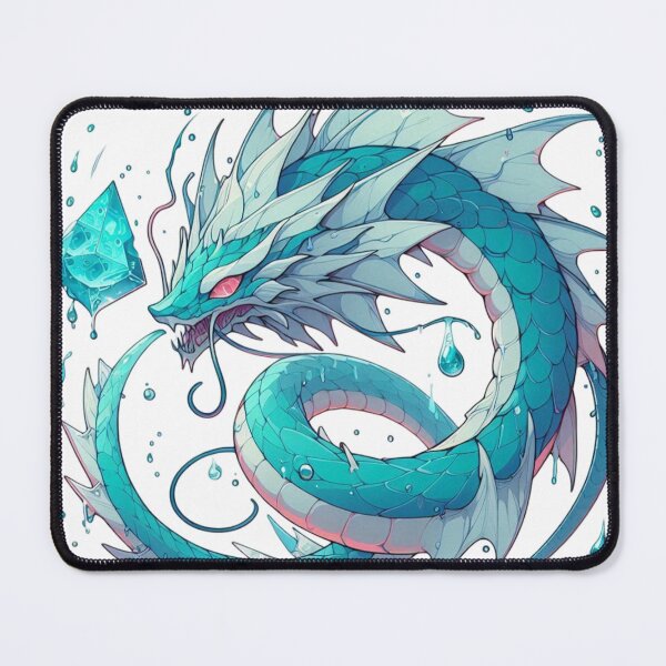 Item preview, Aqua Tofana water dragon illustration digital artwork designed and sold by MT-Hub | Art for Every Soul.