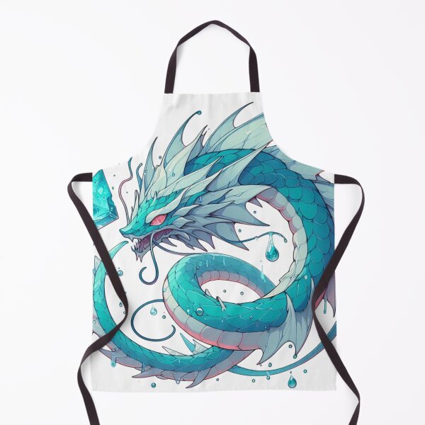 Item preview, Aqua Tofana water dragon illustration digital artwork designed and sold by MT-Hub | Art for Every Soul.