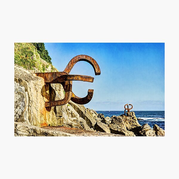 Vista previa del artículo con la obra «Peine del viento de Chillida 02», diseñado y vendido por Weston  Westmoreland.