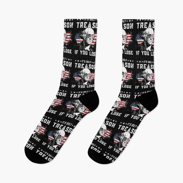 Item preview, George Washington It's Only Treason If You Lose 4th Of July  designed and sold by DoodleUrban.