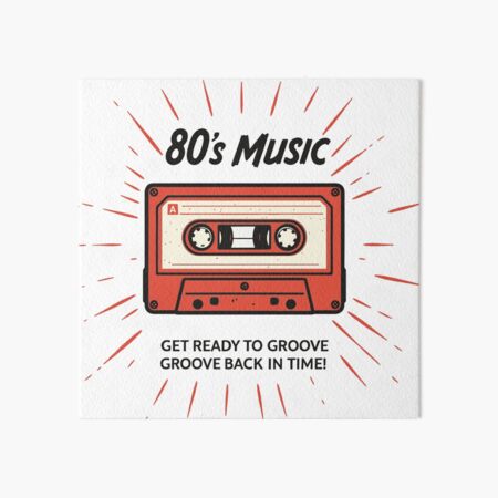 Artikel-Vorschau von Retro Beats: Eine Hommage an die Musik der 80er, designt und verkauft von rich4Design.