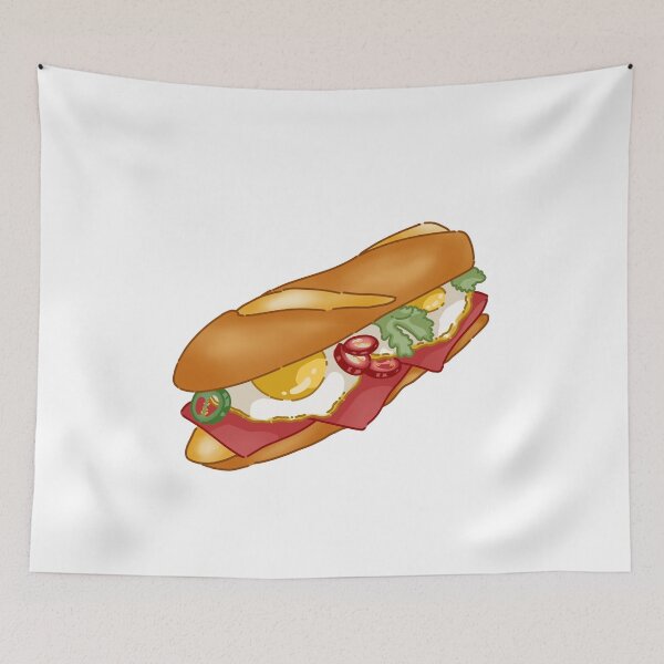 Item preview, Egg Sandwich Artwork with Vibrant Colors(Collection1-1) designed and sold by MetichaiTH.