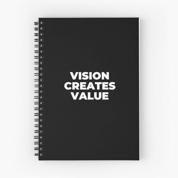 Item preview, Vision Creates Value Motivational Quote Design designed and sold by MuzamilAhmed.