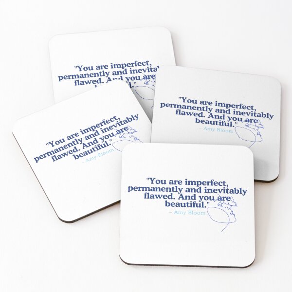 Item preview, Amy Bloom on Embracing Imperfection designed and sold by famousquotess.