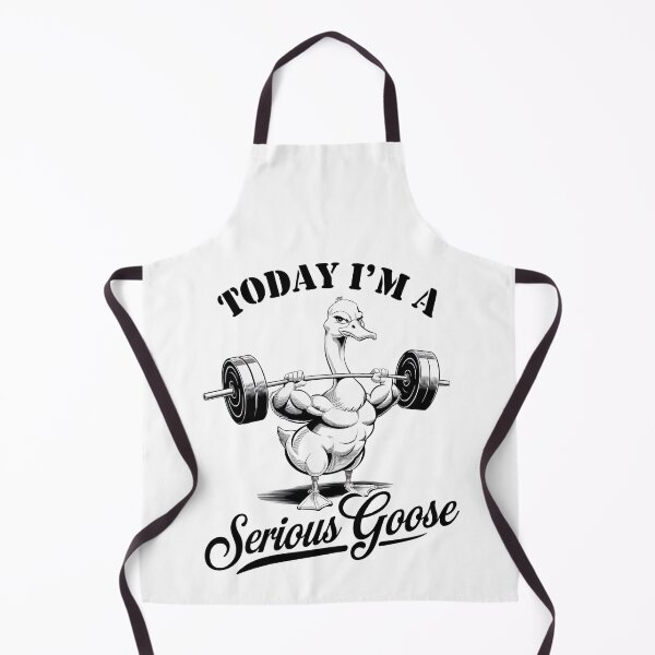 Item preview, today i'm a serious goose funny lifting weights gym fitness designed and sold by PosiMCreations.