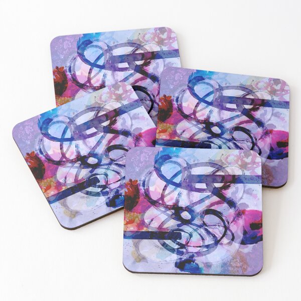Item preview, Collisions in Violet designed and sold by ViaARTfactory.
