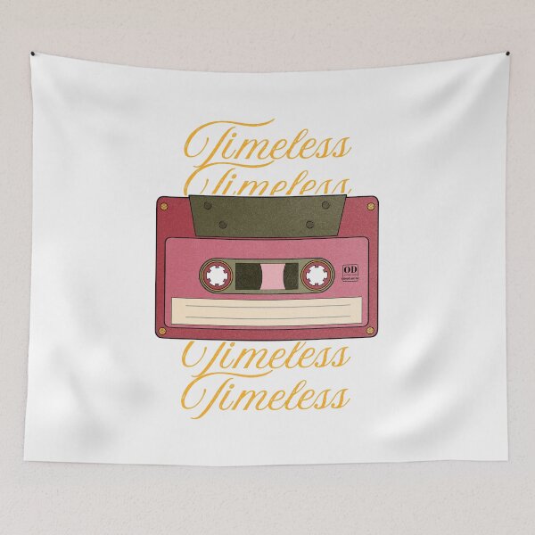 Item preview, Timeless Songs | Retro Vintage Music Tape Cassette designed and sold by ObsidianDaz.