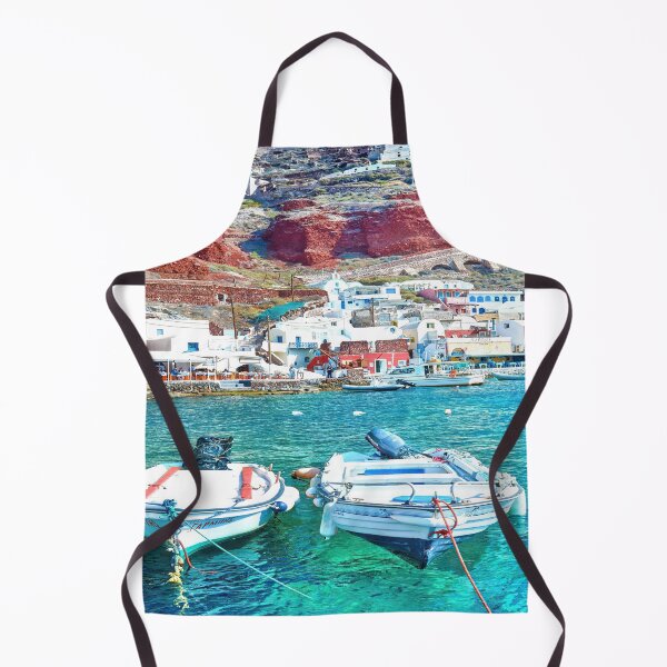 Item preview, Ammoudi - Oia Santorini Greece Quant Bay with Restaurants designed and sold by Adam Gormley.