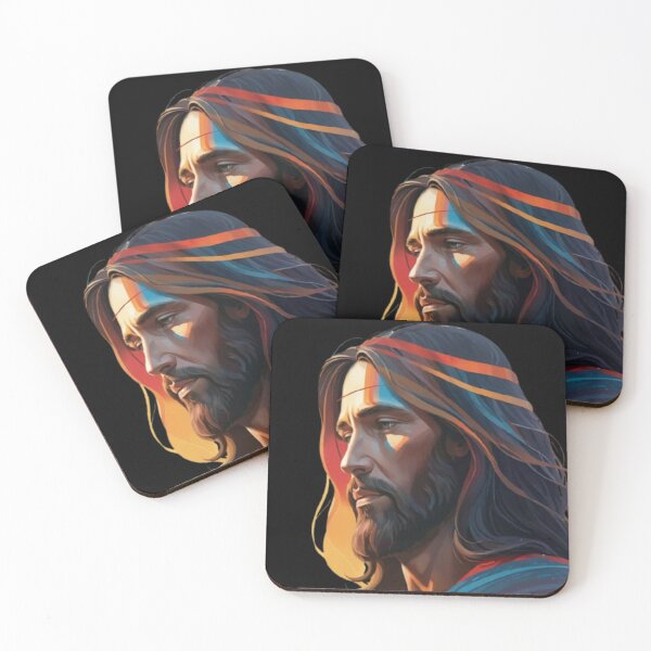 Item preview, Jesus in swing colorful line 1 designed and sold by Warih.