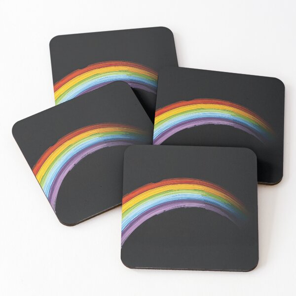 Item preview, Rainbow Arc on Black: A Minimalist Glow designed and sold by Intelligenteel.
