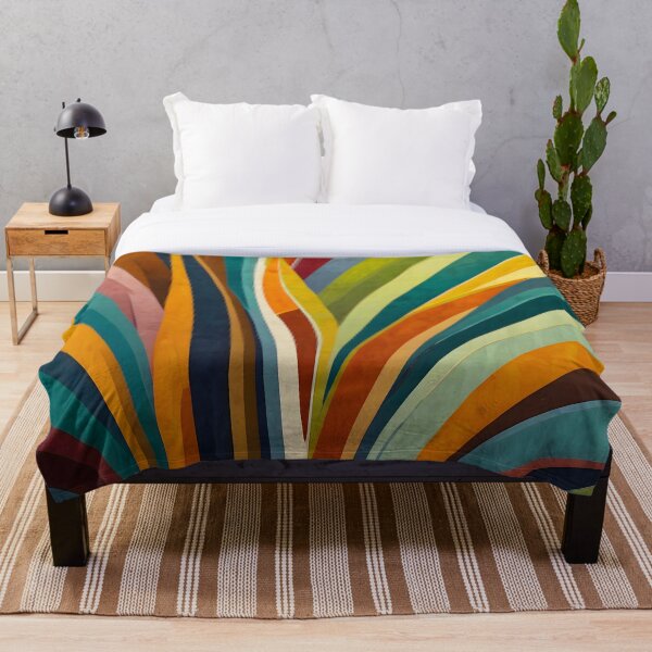 Item preview, Dancing Stripes in Color, Contemporary Curved Patterns, Nature Inspired Modern Wall Art, Bold Abstract Minimalistic Geometric Print, Artistic Layered Home Decor designed and sold by Kintsugi99.