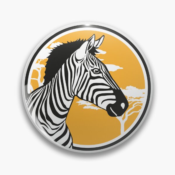 Item preview, Illustration of a zebra under the sun in the African savannah. Ideal for educational and cultural materials designed and sold by LucianoCosmo.