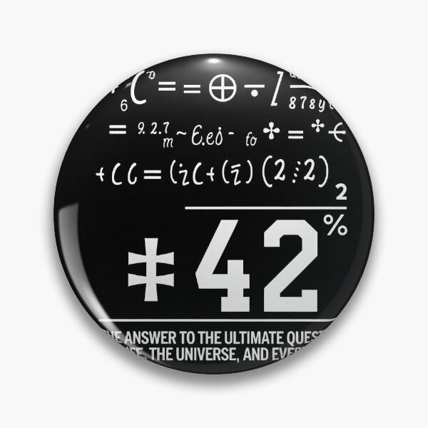 Item preview, 42 – The Answer To The Ultimate Question Of Life, The Universe, And Ewerythig - The Ultimate Answer Desig designed and sold by Prime-Studio.