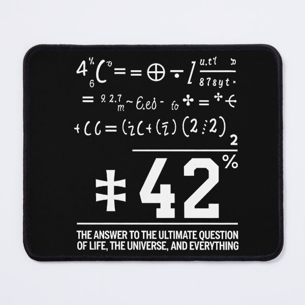 Item preview, 42 – The Answer To The Ultimate Question Of Life, The Universe, And Ewerythig - The Ultimate Answer Desig designed and sold by Prime-Studio.