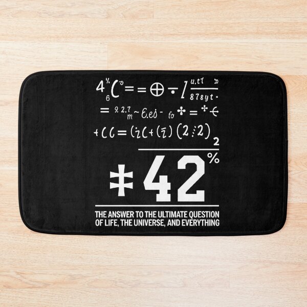 Item preview, 42 – The Answer To The Ultimate Question Of Life, The Universe, And Ewerythig - The Ultimate Answer Desig designed and sold by Prime-Studio.