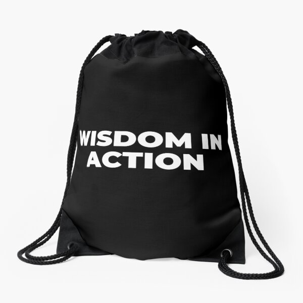 Item preview, Wisdom in Action Motivational Quote designed and sold by MuzamilAhmed.