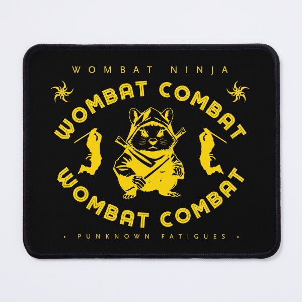 Item preview, Wombat Combat, Yellow designed and sold by pUNKnown.