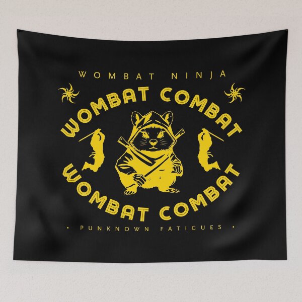 Item preview, Wombat Combat, Yellow designed and sold by pUNKnown.