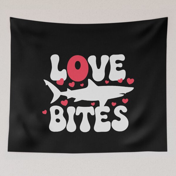 Item preview, Love Bites Valentines Day Funny Romance designed and sold by tmerchtrends.