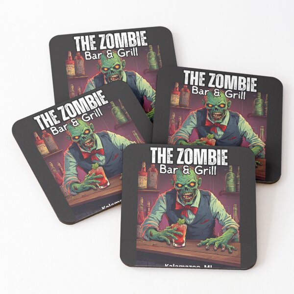 Aperçu de l'œuvre Le bar-grill Zombie créée et vendue par FroggyFly Designs.