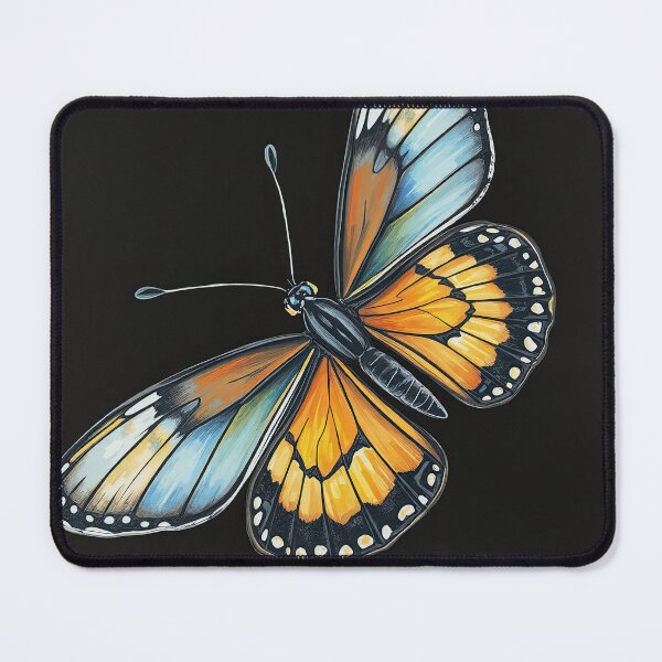 Item preview, Radiant Monarch Butterfly on Black Canvas designed and sold by Intelligenteel.