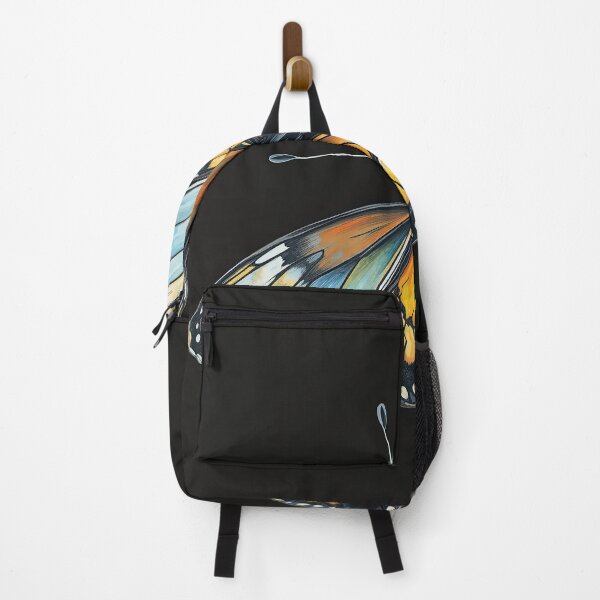 Item preview, Radiant Monarch Butterfly on Black Canvas designed and sold by Intelligenteel.