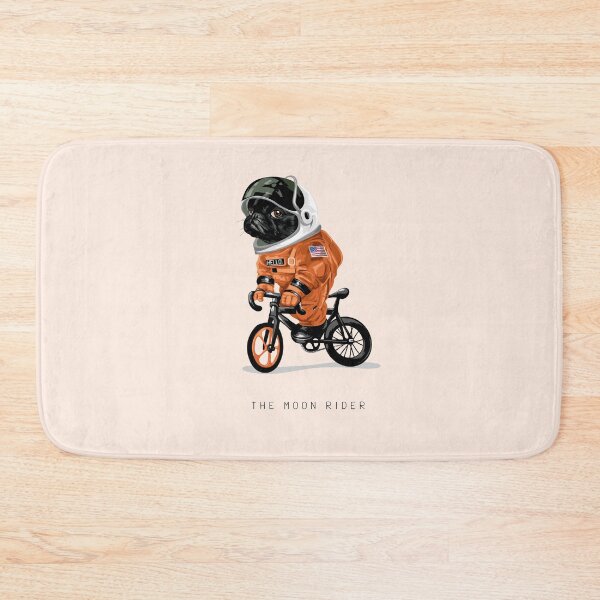 Item preview, Pug Astronaut on a Bike Ride designed and sold by Jackson-Will.