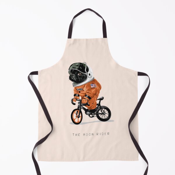 Item preview, Pug Astronaut on a Bike Ride designed and sold by Jackson-Will.