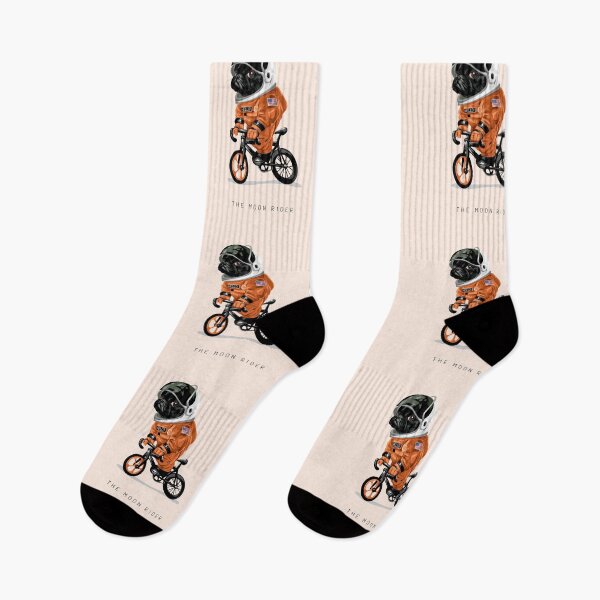Item preview, Pug Astronaut on a Bike Ride designed and sold by Jackson-Will.