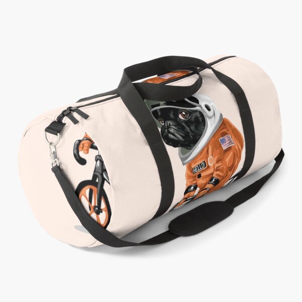 Item preview, Pug Astronaut on a Bike Ride designed and sold by Jackson-Will.