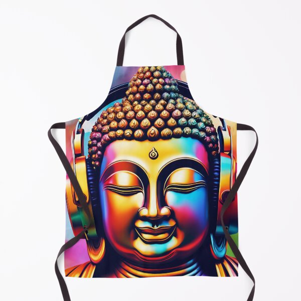 Artikelvorschau, Musikliebender Buddha entworfen und verkauft von whatthefoxsays.