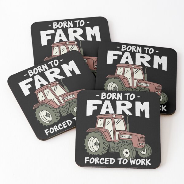 Item preview, Born to Farm Forced to Work Farming Lover designed and sold by PrintCrafting.