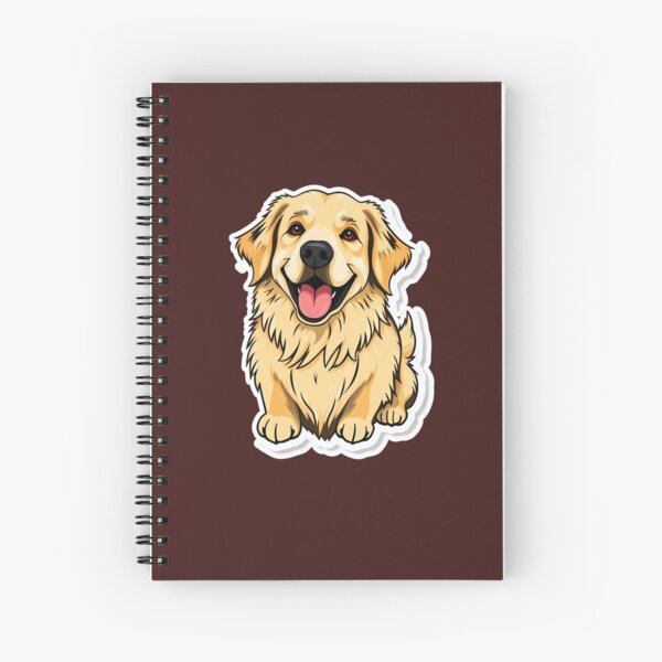 Item preview, Lovely Golden Retriever Happy Golden Retriever Sticker For Gift To Friend Gift Golden Retriever designed and sold by HKgreatguy.