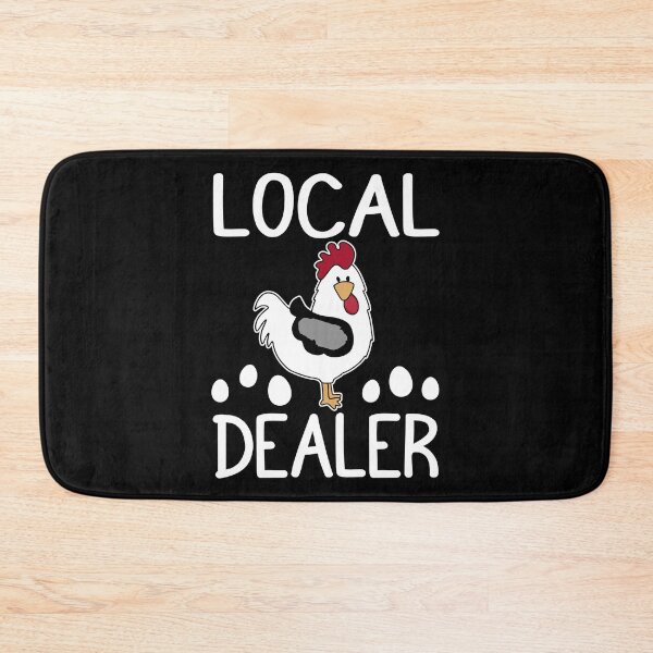 Item preview, Local Egg Dealer Chicken Farmer Humor designed and sold by PrintCrafting.
