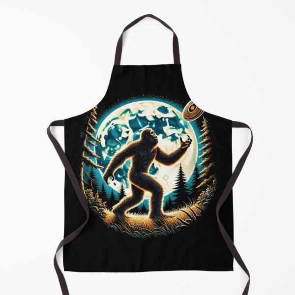 Item preview, Bigfoot Playing Ultimate Frisbee Sasquatch Lover designed and sold by Kimberley King Art King Art.