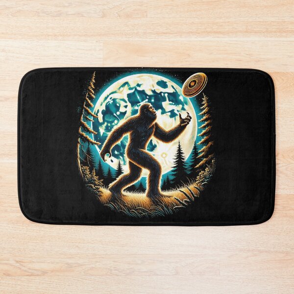 Item preview, Bigfoot Playing Ultimate Frisbee Sasquatch Lover designed and sold by Kimberley King Art  King Art.