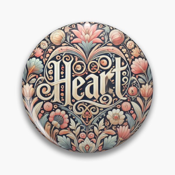 Item preview, Heart Floral Pattern designed and sold by FShadora.