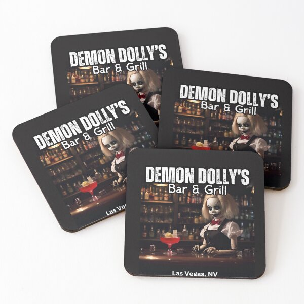 Item preview, Demon Dolly's Bar and Grill designed and sold by FroggyFly Designs.
