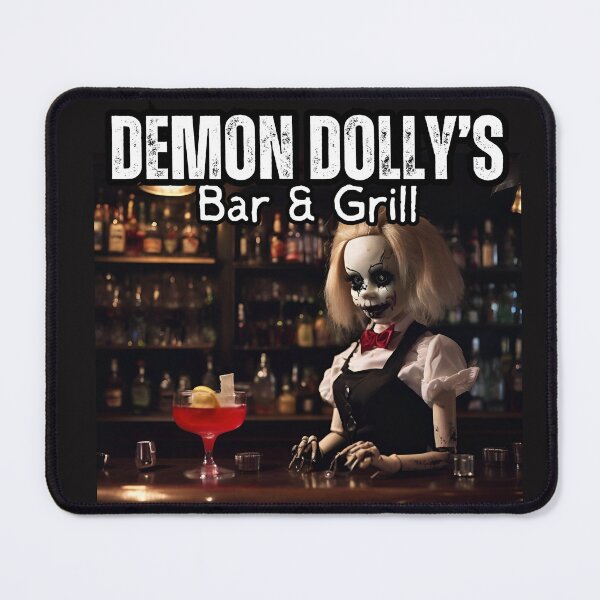 Item preview, Demon Dolly's Bar and Grill designed and sold by FroggyFly Designs.