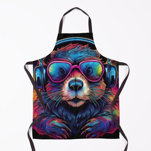 Item preview, Graffiti beaver in Headphones and Shades designed and sold by Boxing Kangaroo Retail Company.