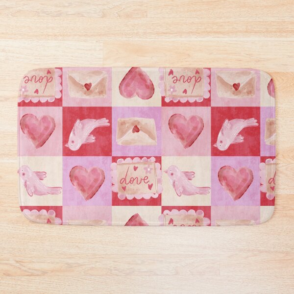 Item preview, checkerboard valentine plaid red pink cream preppy  designed and sold by aneladesigns.