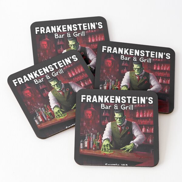 Item preview, Frankenstien's Bar and Grill designed and sold by FroggyFly Designs.