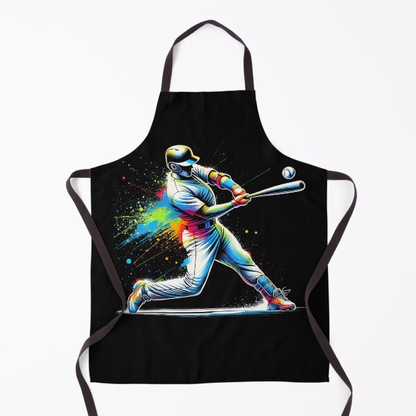 Item preview, Colorful Baseball Player Men designed and sold by Kimberley King Art  King Art.