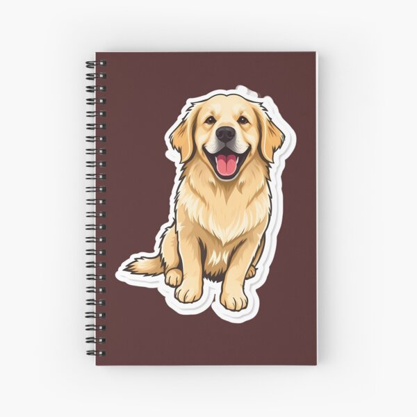 Item preview, Lovely Golden Retriever Happy Golden Retriever Sticker For Gift To Friend Gift Golden Retriever designed and sold by HKgreatguy.