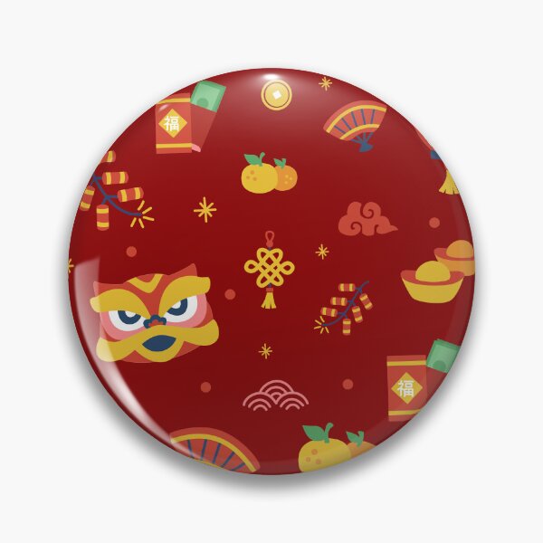 Item preview, Festive Red New Year Celebration – Fireworks, Confetti, and Cheers designed and sold by Lu7u.