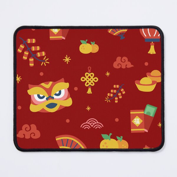 Item preview, Festive Red New Year Celebration – Fireworks, Confetti, and Cheers designed and sold by Lu7u.