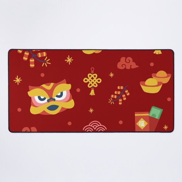 Item preview, Festive Red New Year Celebration – Fireworks, Confetti, and Cheers designed and sold by Lu7u.